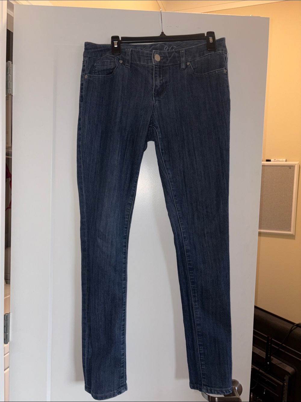 Dark Indigo Skinny Straight Jeans